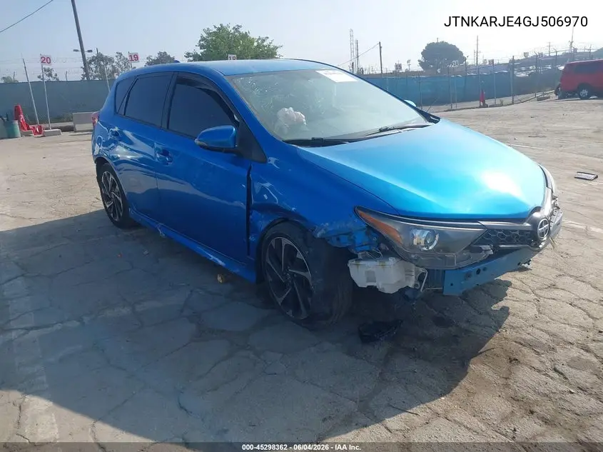 2016 Scion Im VIN: JTNKARJE4GJ506970 Lot: 45298362