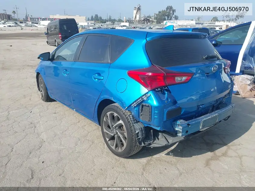 2016 Scion Im VIN: JTNKARJE4GJ506970 Lot: 45298362