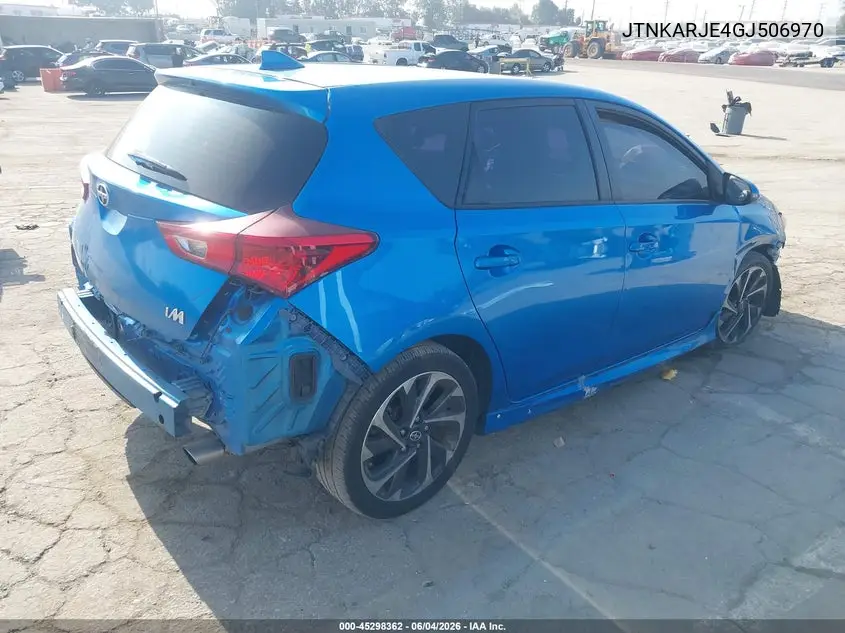 2016 Scion Im VIN: JTNKARJE4GJ506970 Lot: 45298362