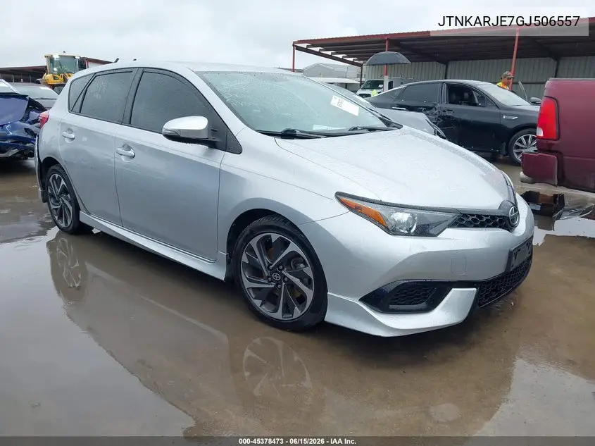 2016 Scion Im VIN: JTNKARJE7GJ506557 Lot: 45378473
