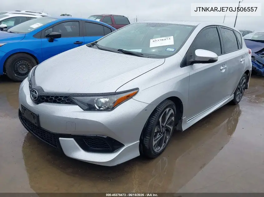 2016 Scion Im VIN: JTNKARJE7GJ506557 Lot: 45378473