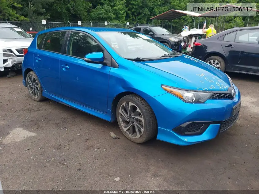 2016 Scion Im VIN: JTNKARJE7GJ506512 Lot: 45433717