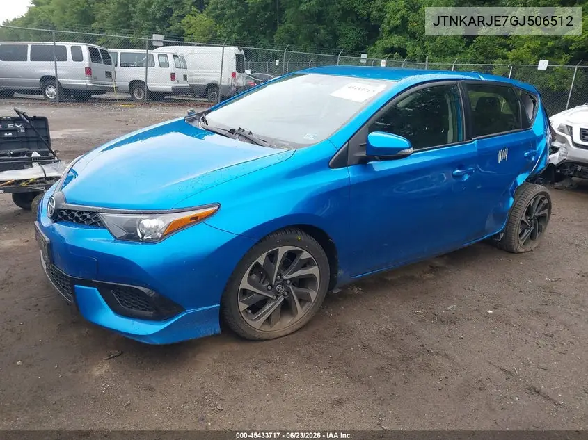 2016 Scion Im VIN: JTNKARJE7GJ506512 Lot: 45433717