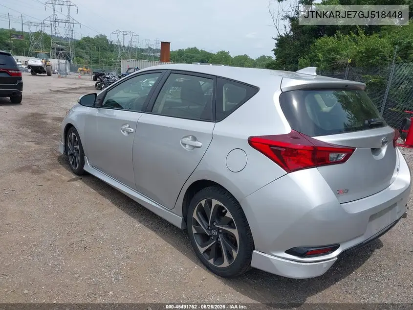 2016 Scion Im VIN: JTNKARJE7GJ518448 Lot: 45491752