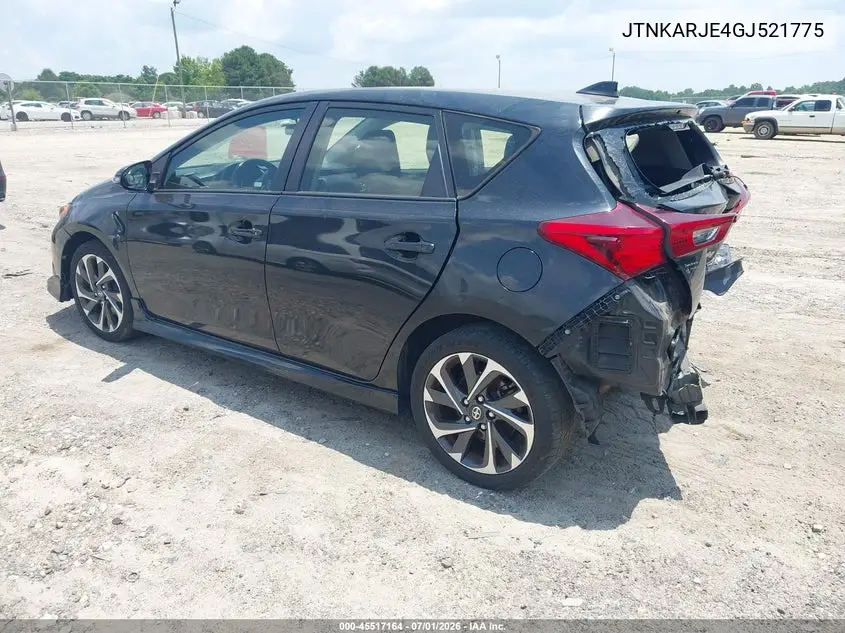 2016 Scion Im VIN: JTNKARJE4GJ521775 Lot: 45517164