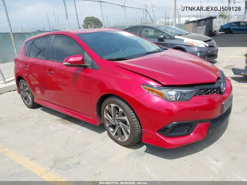 2016 Scion Im VIN: JTNKARJEXGJ509128 Lot: 45527776