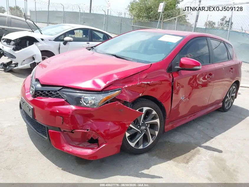 2016 Scion Im VIN: JTNKARJEXGJ509128 Lot: 45527776