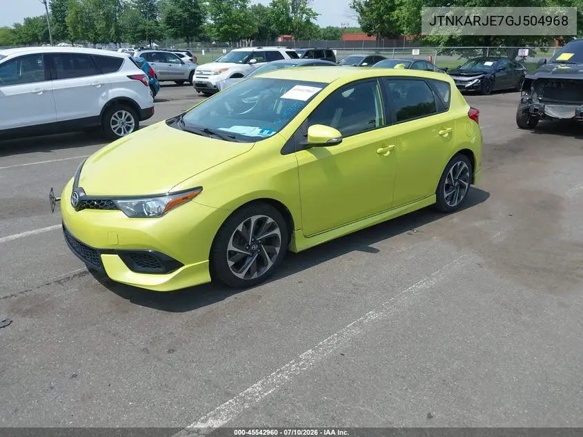 2016 Scion Im VIN: JTNKARJE7GJ504968 Lot: 45542960