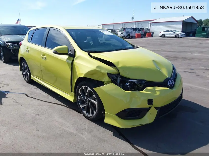 2016 Scion Im VIN: JTNKARJE8GJ501853 Lot: 45591809