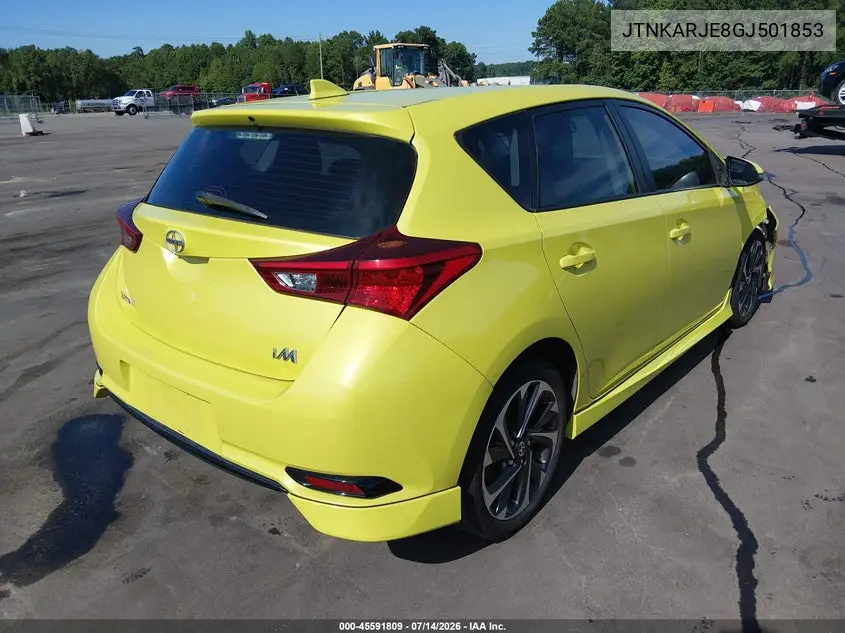 2016 Scion Im VIN: JTNKARJE8GJ501853 Lot: 45591809