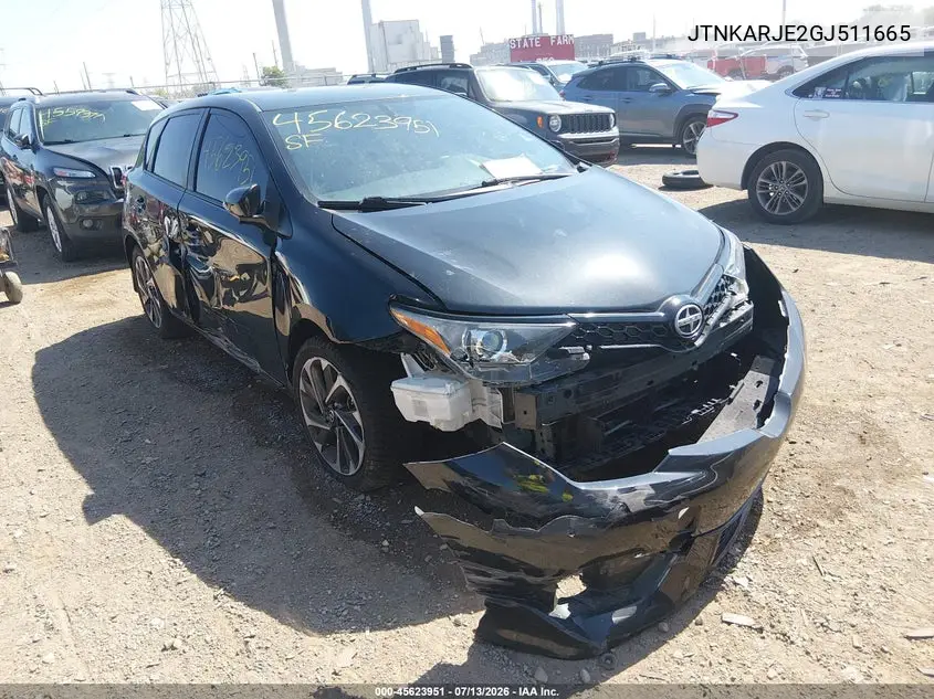2016 Scion Im VIN: JTNKARJE2GJ511665 Lot: 45623951
