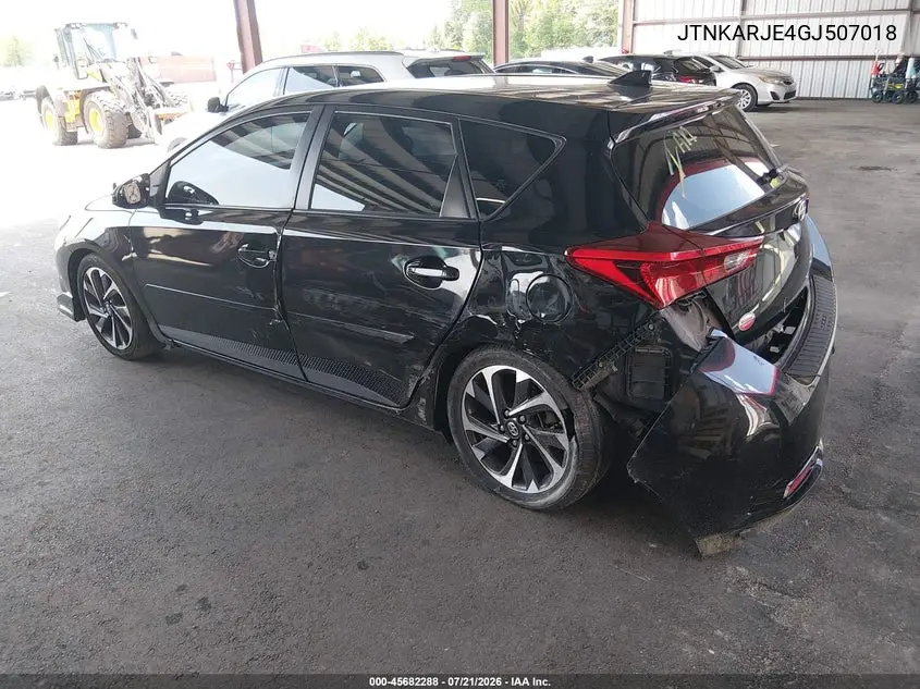 2016 Scion Im VIN: JTNKARJE4GJ507018 Lot: 45682288