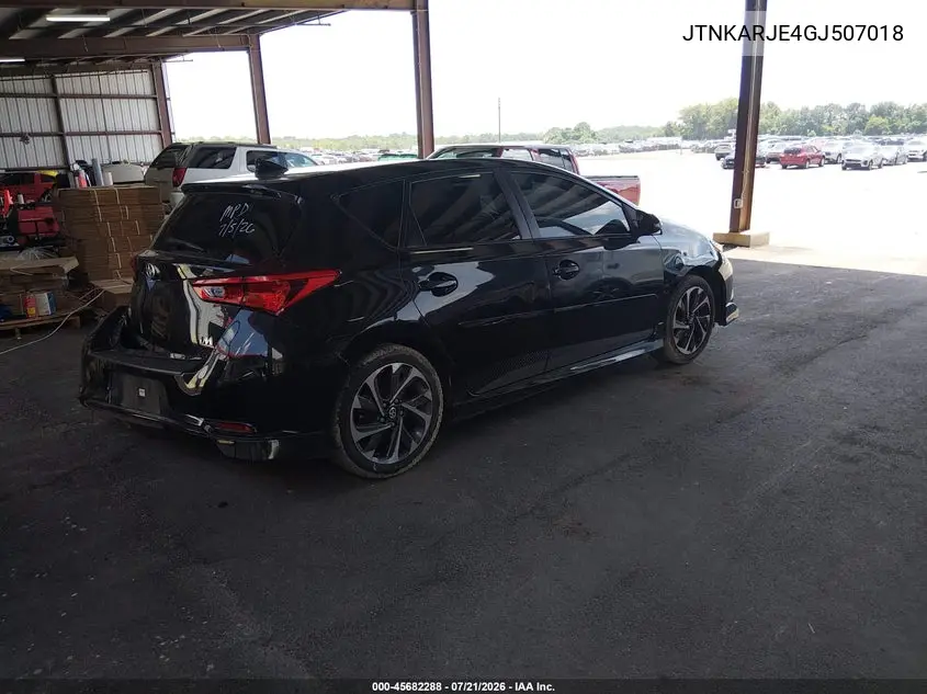 2016 Scion Im VIN: JTNKARJE4GJ507018 Lot: 45682288