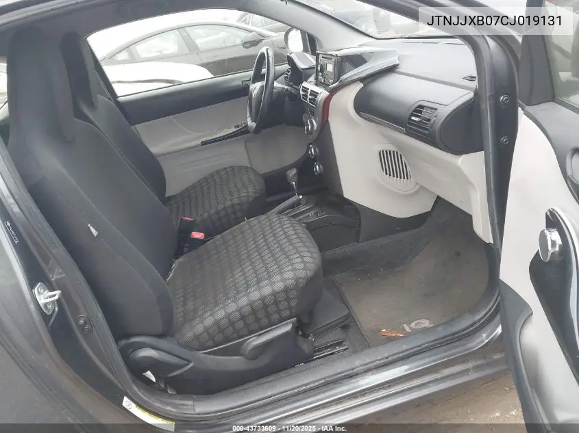 2012 Scion Iq VIN: JTNJJXB07CJ019131 Lot: 43733609