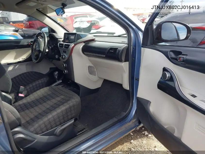 2012 Scion Iq VIN: JTNJJXB02CJ016413 Lot: 44373234