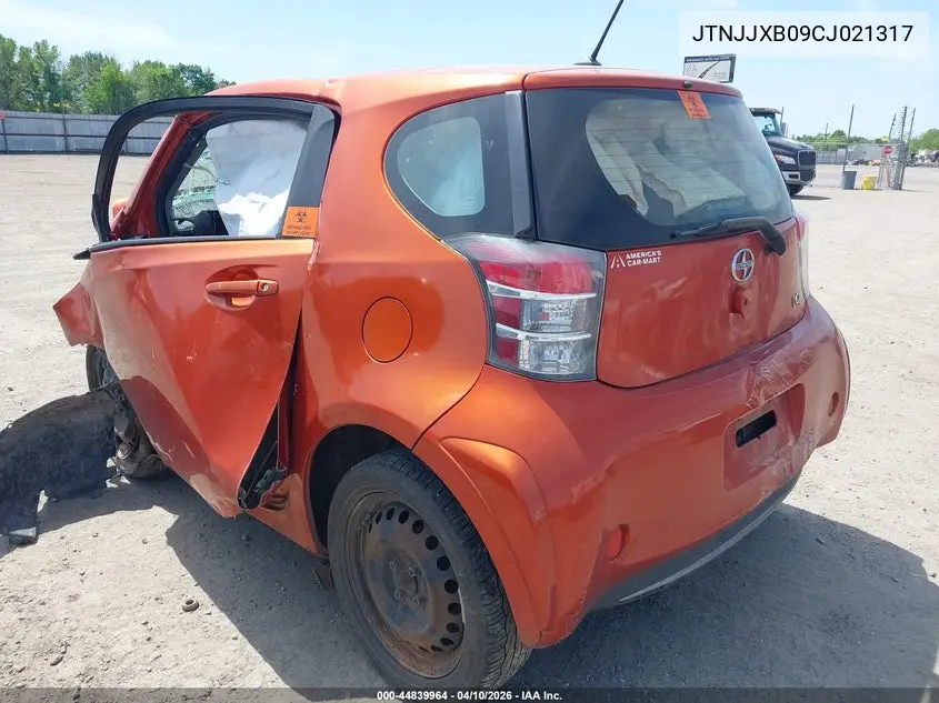 2012 Scion Iq VIN: JTNJJXB09CJ021317 Lot: 44839964
