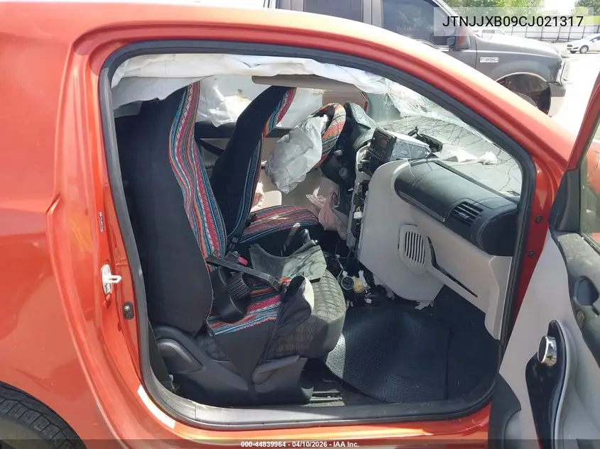 2012 Scion Iq VIN: JTNJJXB09CJ021317 Lot: 44839964