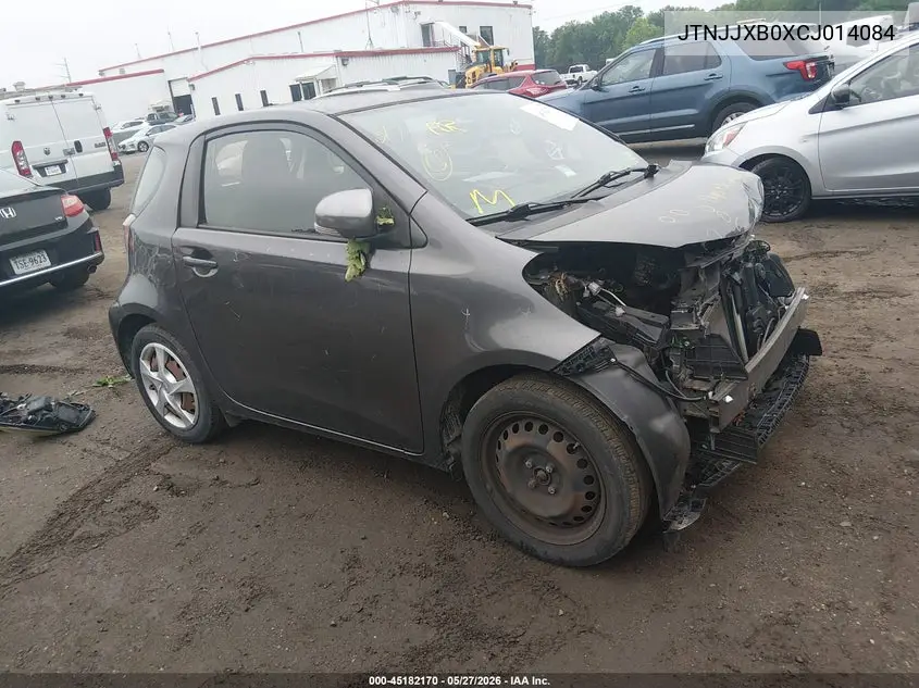2012 Scion Iq VIN: JTNJJXB0XCJ014084 Lot: 45182170