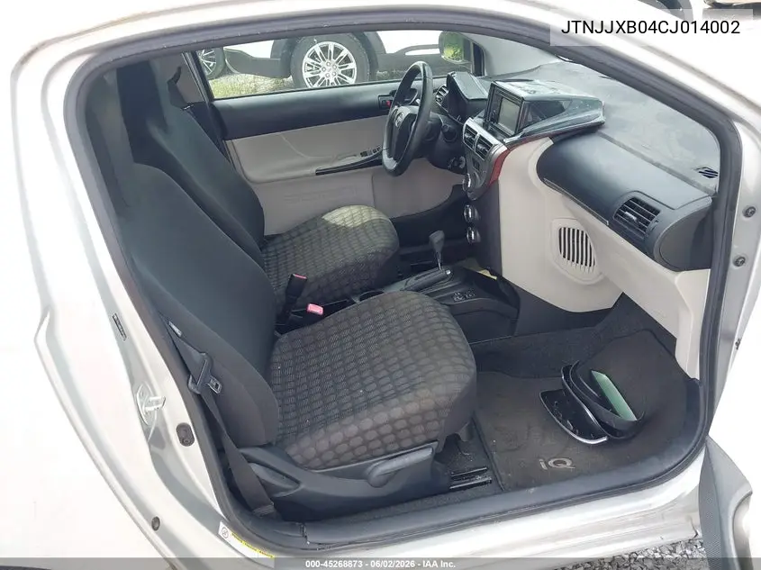 2012 Scion Iq VIN: JTNJJXB04CJ014002 Lot: 45268873
