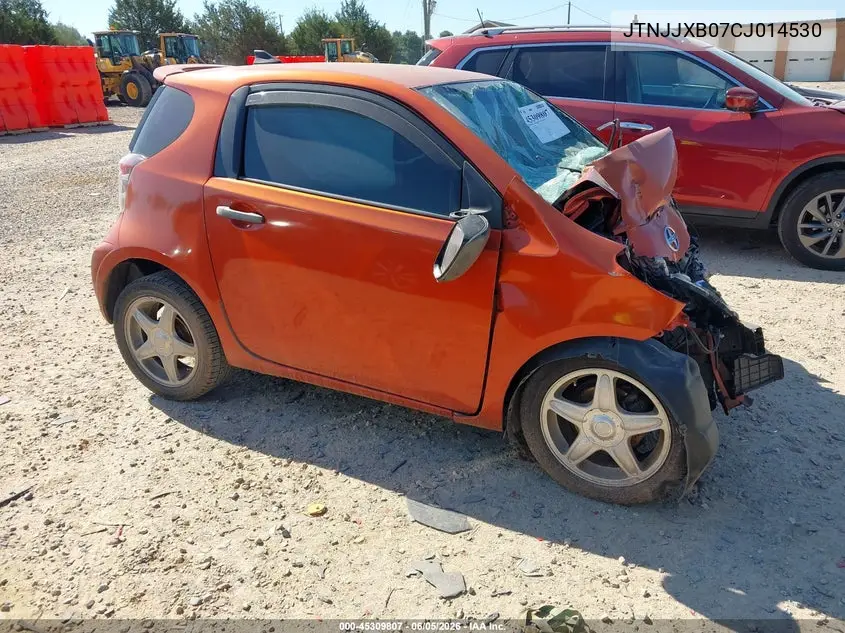 2012 Scion Iq VIN: JTNJJXB07CJ014530 Lot: 45309807