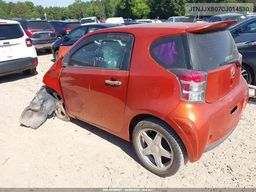 2012 Scion Iq VIN: JTNJJXB07CJ014530 Lot: 45309807