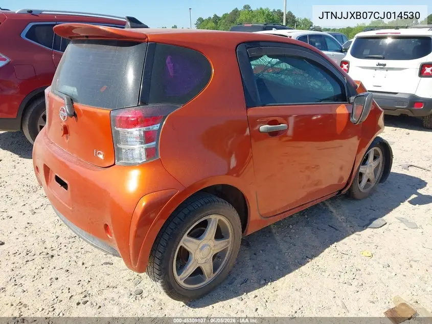 2012 Scion Iq VIN: JTNJJXB07CJ014530 Lot: 45309807