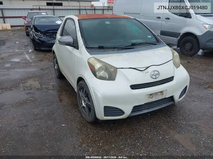 2012 Scion Iq VIN: JTNJJXB0XCJ019480 Lot: 45395632