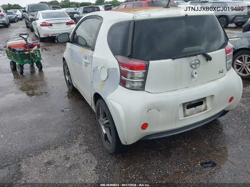 2012 Scion Iq VIN: JTNJJXB0XCJ019480 Lot: 45395632