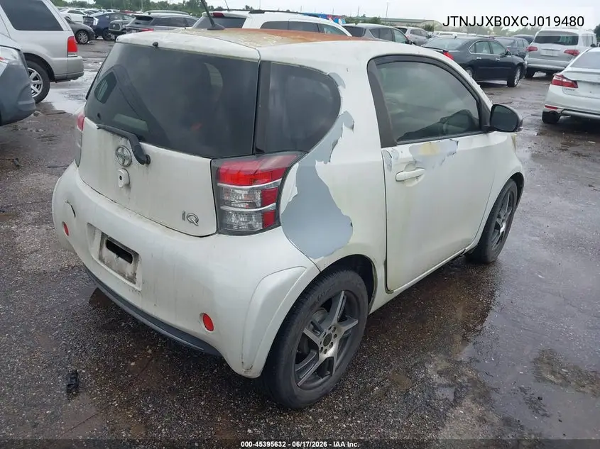 2012 Scion Iq VIN: JTNJJXB0XCJ019480 Lot: 45395632