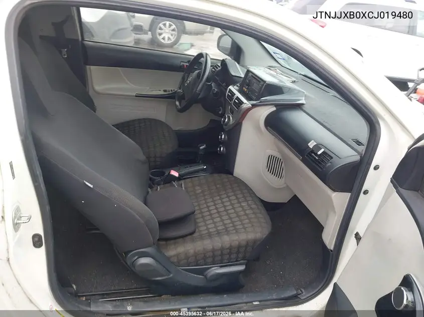 2012 Scion Iq VIN: JTNJJXB0XCJ019480 Lot: 45395632