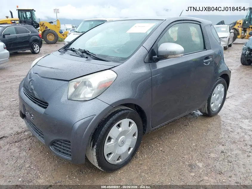 2012 Scion Iq VIN: JTNJJXB04CJ018454 Lot: 45486097