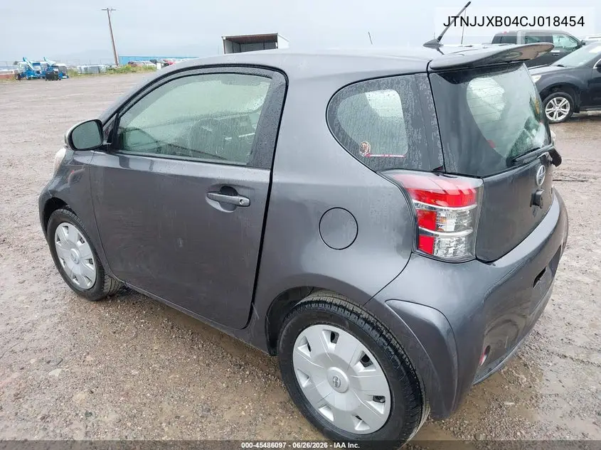 2012 Scion Iq VIN: JTNJJXB04CJ018454 Lot: 45486097