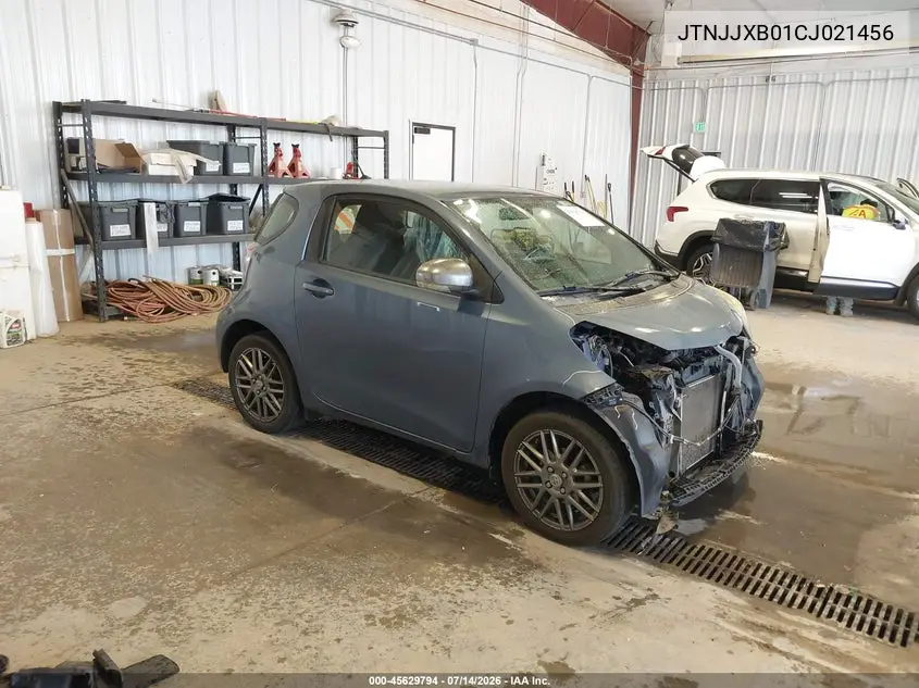 2012 Scion Iq VIN: JTNJJXB01CJ021456 Lot: 45629794