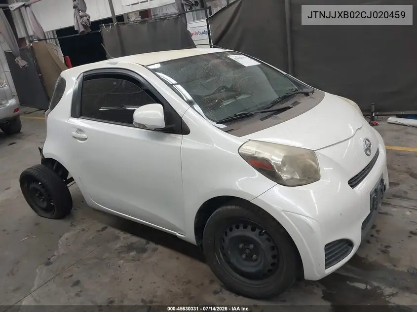 2012 Scion Iq VIN: JTNJJXB02CJ020459 Lot: 45630331