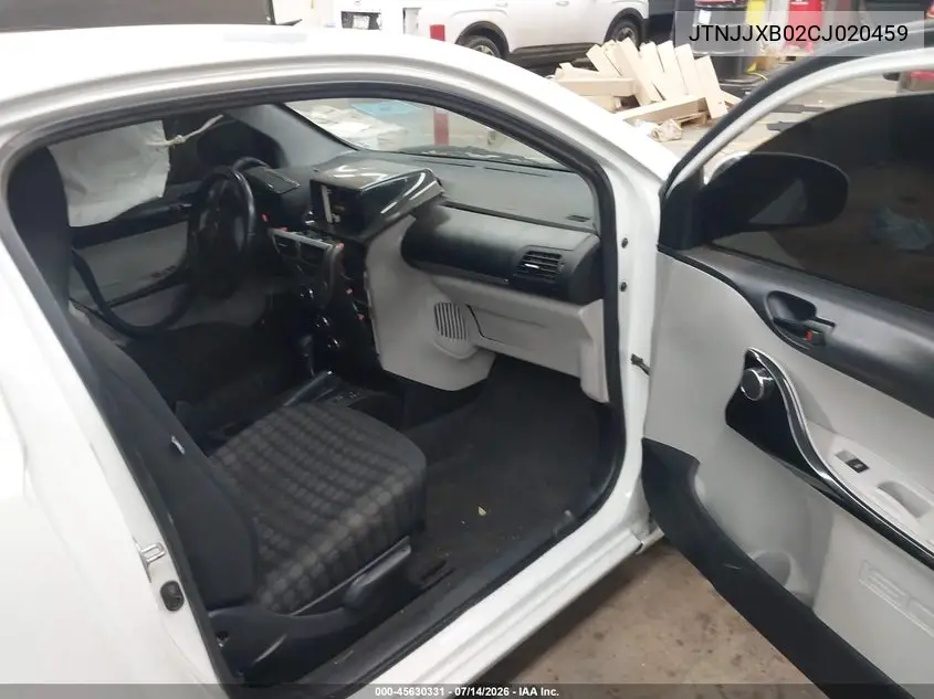2012 Scion Iq VIN: JTNJJXB02CJ020459 Lot: 45630331