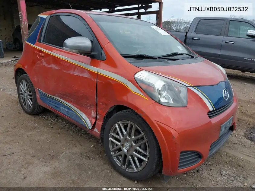 2013 Scion Iq VIN: JTNJJXB05DJ022532 Lot: 44738866