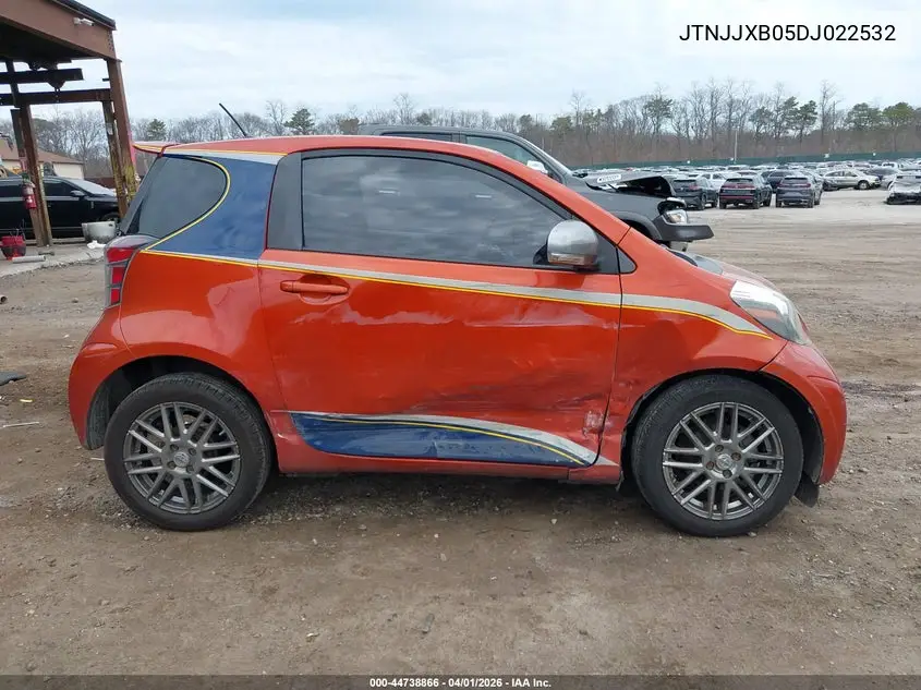 2013 Scion Iq VIN: JTNJJXB05DJ022532 Lot: 44738866