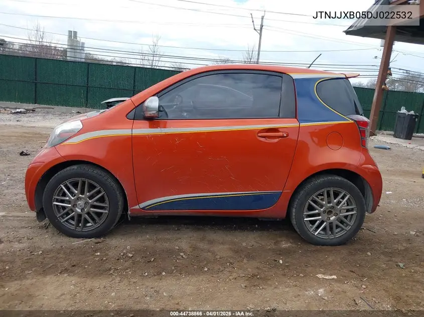 2013 Scion Iq VIN: JTNJJXB05DJ022532 Lot: 44738866