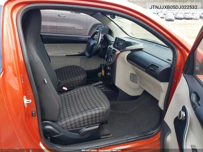 2013 Scion Iq VIN: JTNJJXB05DJ022532 Lot: 44738866