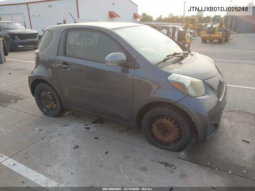 2013 Scion Iq VIN: JTNJJXB01DJ025248 Lot: 45632501