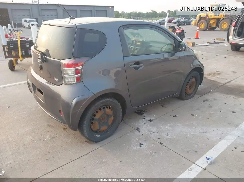 2013 Scion Iq VIN: JTNJJXB01DJ025248 Lot: 45632501