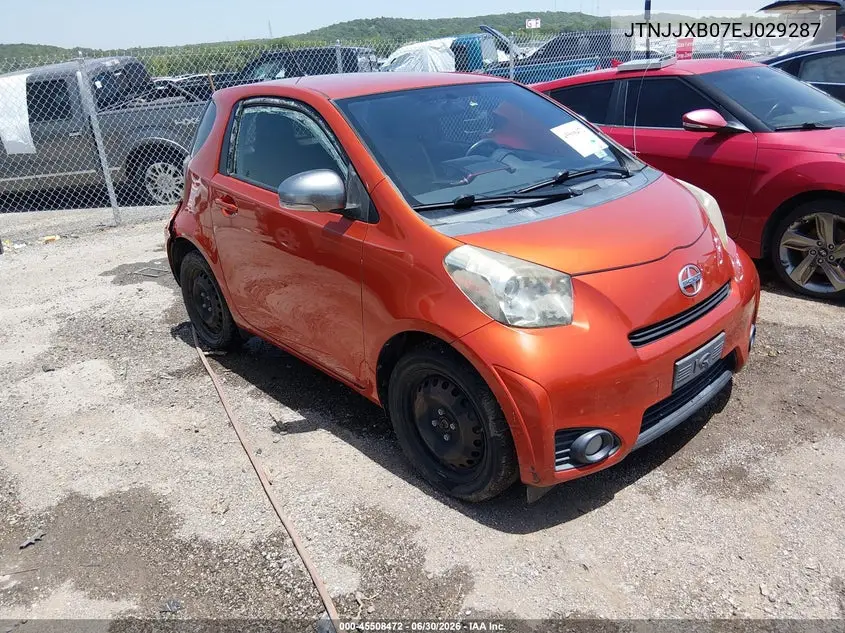 2014 Scion Iq VIN: JTNJJXB07EJ029287 Lot: 45508472