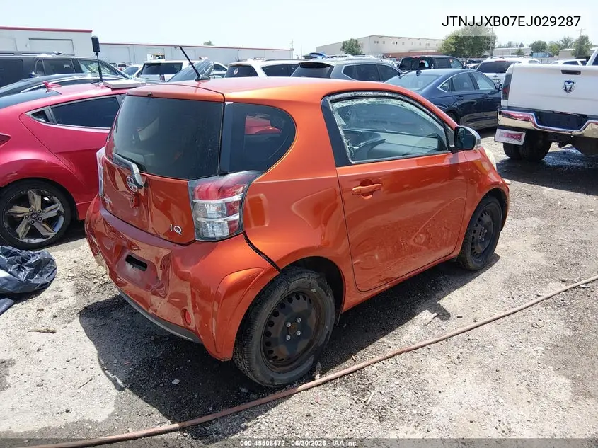 2014 Scion Iq VIN: JTNJJXB07EJ029287 Lot: 45508472