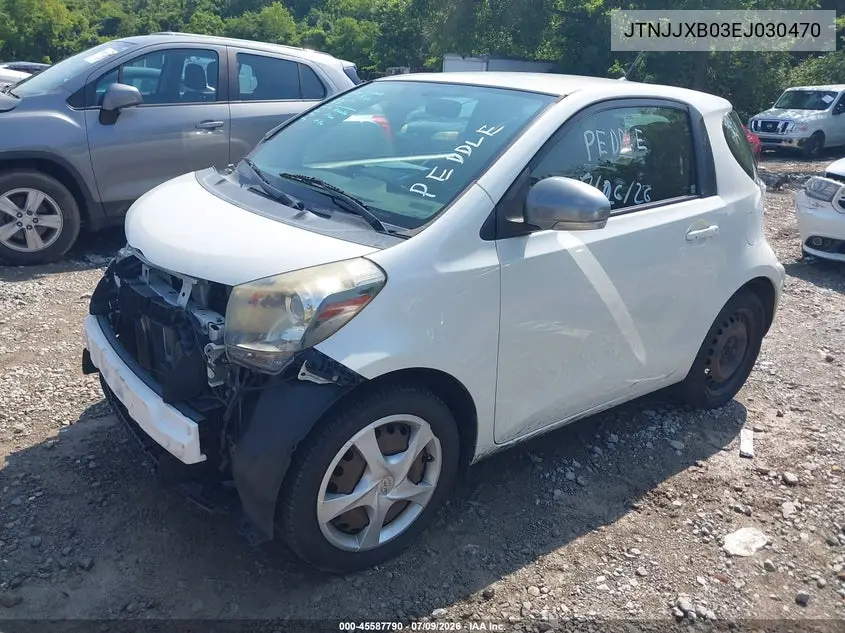 2014 Scion Iq VIN: JTNJJXB03EJ030470 Lot: 45587790