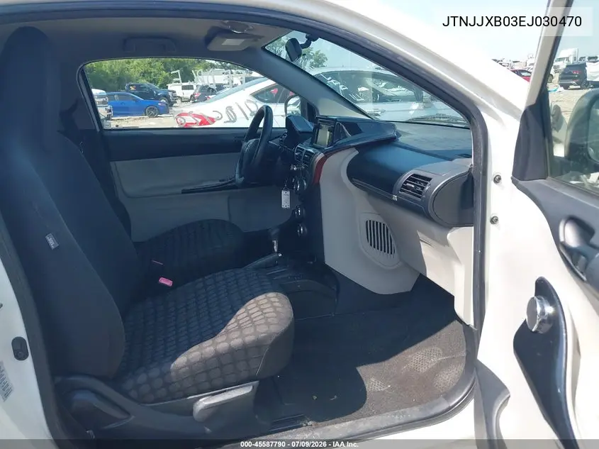 2014 Scion Iq VIN: JTNJJXB03EJ030470 Lot: 45587790