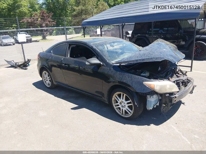 2005 Scion Tc VIN: JTKDE167450015128 Lot: 45269335