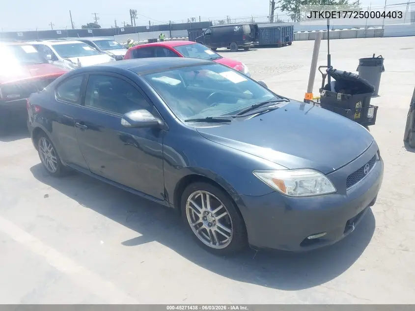 2005 Scion Tc VIN: JTKDE177250004403 Lot: 45271438