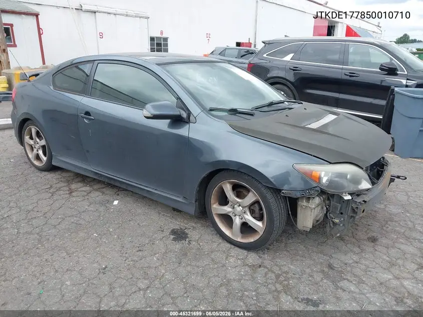 2005 Scion Tc VIN: JTKDE177850010710 Lot: 45321699