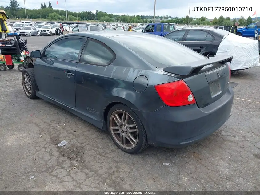 2005 Scion Tc VIN: JTKDE177850010710 Lot: 45321699
