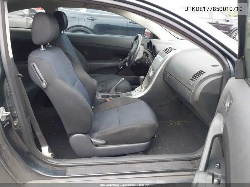 2005 Scion Tc VIN: JTKDE177850010710 Lot: 45321699
